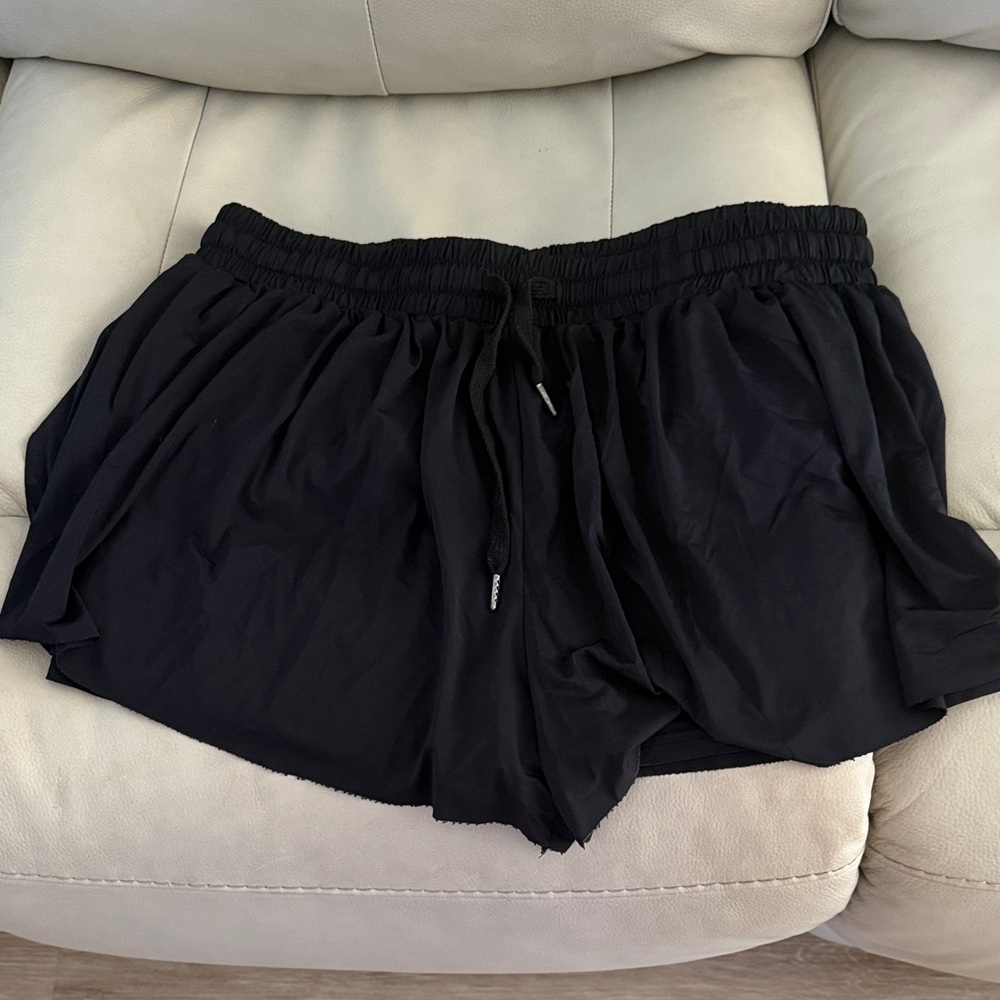 Black Women's Butterfly Shorts